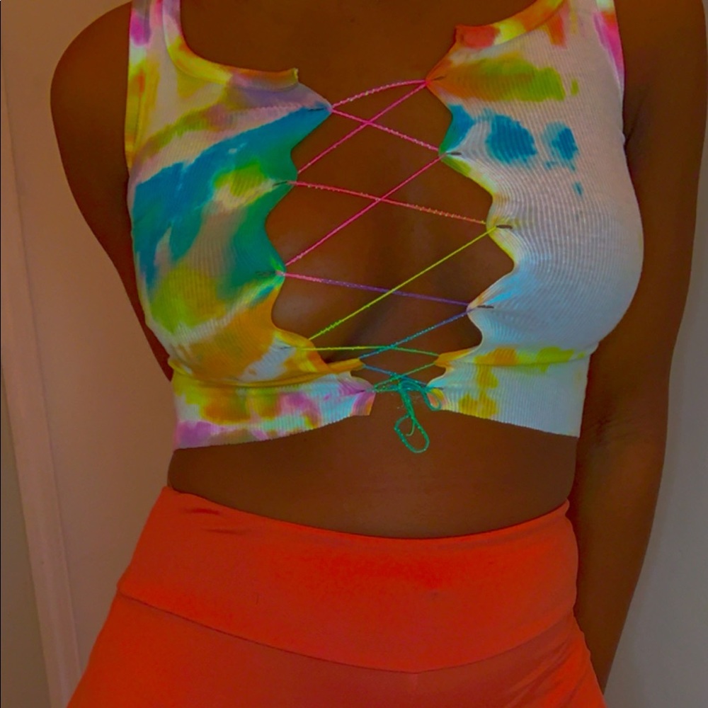 CUSTOM ITEM DYED MYSELF ✨ STRETCH MATERIAL - Picture 3 of 3